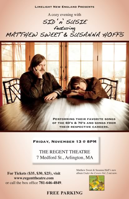 Flyer - Matthew Sweet & Susanna Hoffs