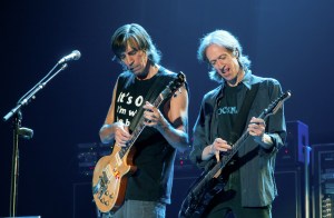 From left, Tom Scholz and Gary Pihl from BOSTON (Photo by Jon Viscott/www.GonnaHitchARide.com)