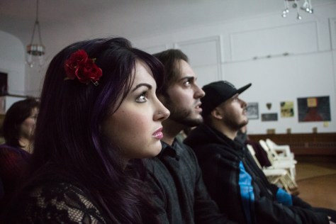 The audience at the sold out event.