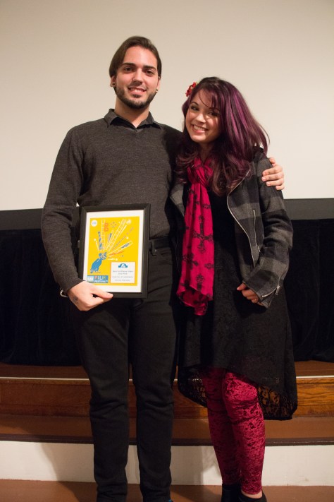 Jury Prize winner Mike Dunn and Rachel Astore.