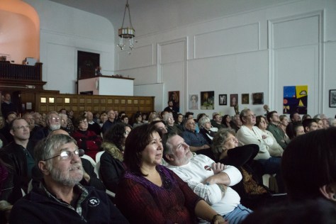 The audience at the sold out event.
