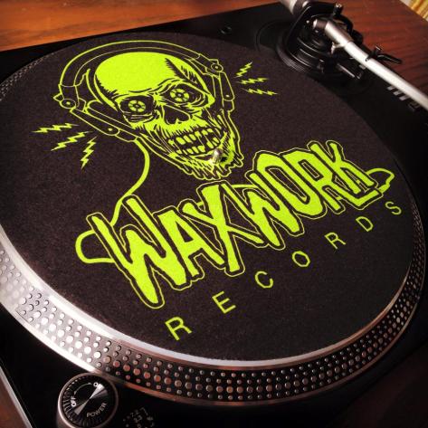 Waxwork Records slipmats are just some of the goodies you may receive by signing up for the company's subscription service.