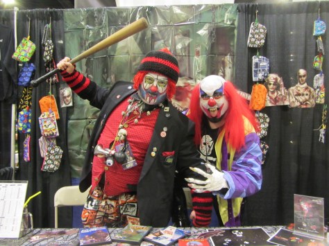 The characters of the Chuckles & Laughs Show featuring Chuckles The Klown.